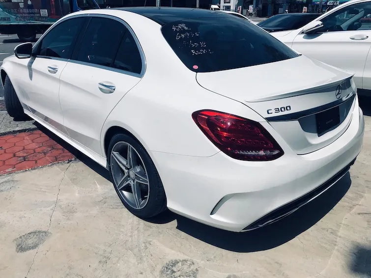 2016 Benz(賓士) W205 C300 白 AMG 黑梣木 - 5