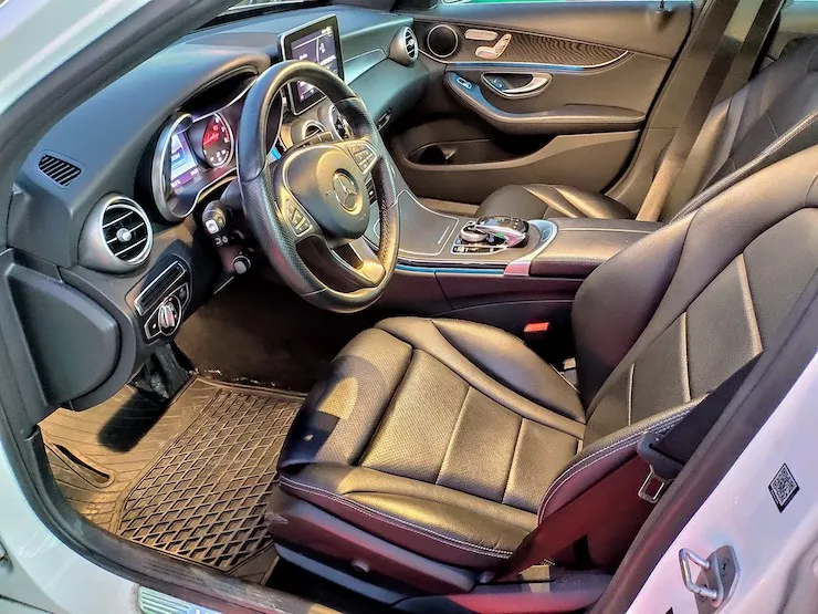 2016 Benz(賓士) W205 C300 白 AMG 黑梣木 19吋鋁圈 - 8