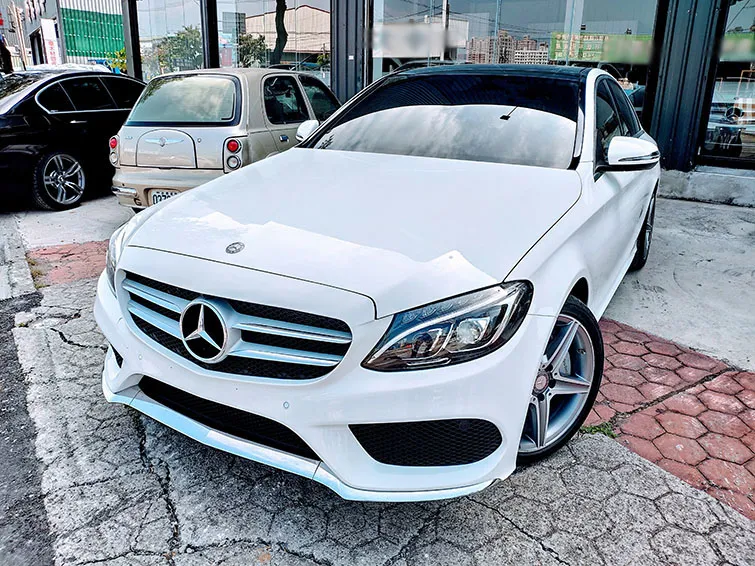 2016 賓士 Benz W205 C300 白 黑梣木 AMG Line
