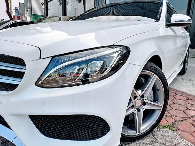 2016 賓士 Benz W205 C300 白 黑梣木 AMG Line - 3