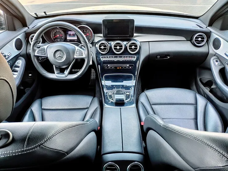 2016 賓士 Benz W205 C300 白 夜色套件+19吋鋁圈 AMG Line - 10