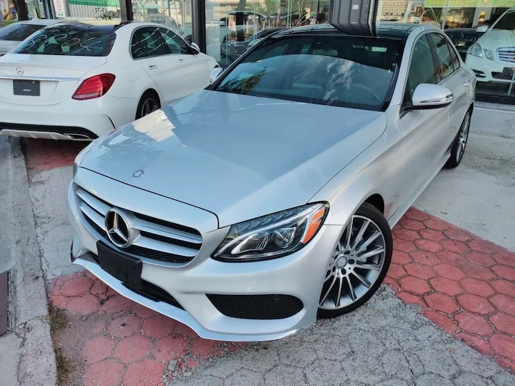 2016 賓士 Benz W205 C300 水泥銀灰 黑梣木+柏林之音 AMG Line