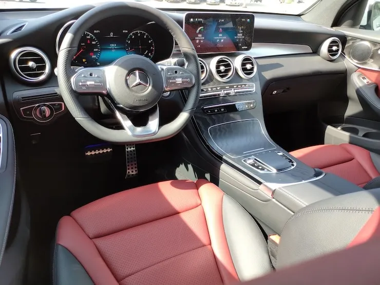 2021式 Benz GLC300 Coupe 4MATIC 白 紅內裝 M264引擎 外匯全新車 - 9