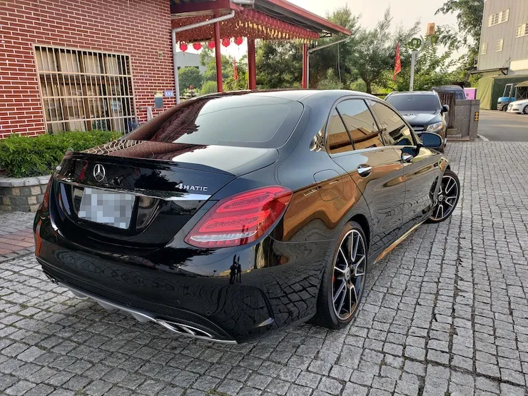 2016 Benz C450 4MATIC AMG 23P 抬顯 夜色鋁圈 黑/紅皮椅 - 4
