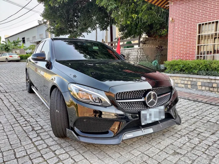 2016 Benz C450 4MATIC AMG 23P 抬顯 夜色鋁圈 黑/紅皮椅 - 3